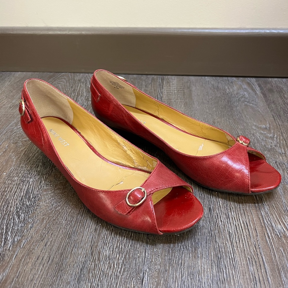 Nine West Zinao wedges, sz 8.5